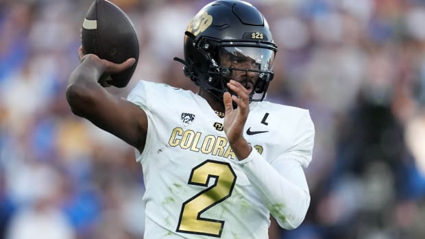 Colorado Buffaloes quarterback Shedeur Sanders